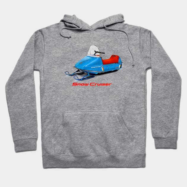 Snow Cruiser Hoodie by Midcenturydave